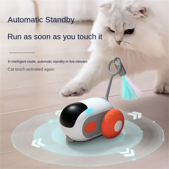 Remote Control Sports Car Cat Toy with USB Charging