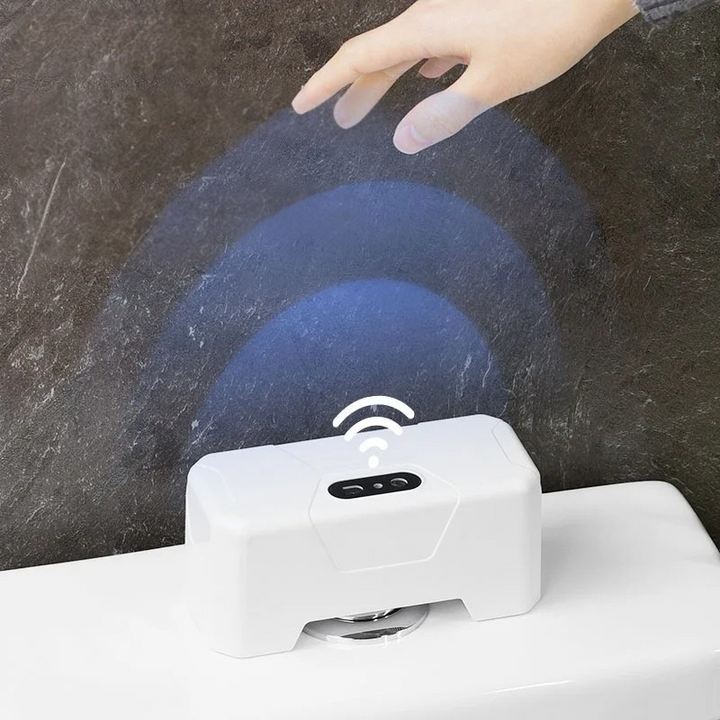 Hendrano™ Touchless Infrared Toilet Flusher with Rechargeable Battery