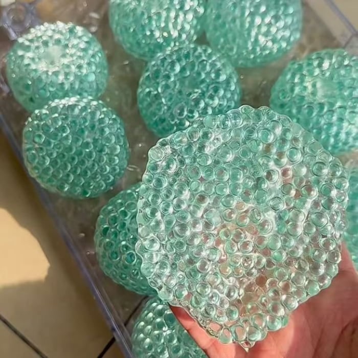 Hendrano™ Squishy Dumpling Stress Ball with Gel Beads and Bumpy Texture