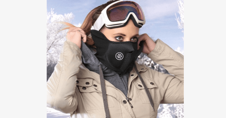 Unisex Neoprene Ski Mask with Breathable Nose Vents