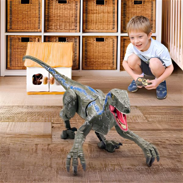 Remote Control Velociraptor with Lifelike Moves and Roars