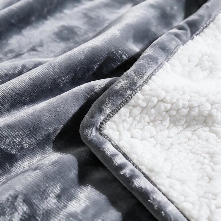 Hendrano™ Sherpa Heated Blanket with 6 Heat Levels &amp; Auto-Off Timer