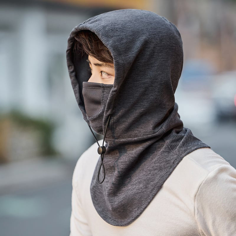 Hendrano™ Hooded Cycling Face Mask with Built-In Neck Warmer