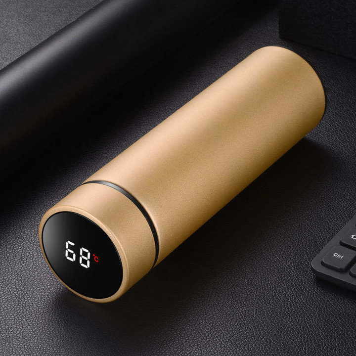 Hendrano™ Stainless Steel Thermos Bottle with LED Temperature Lid