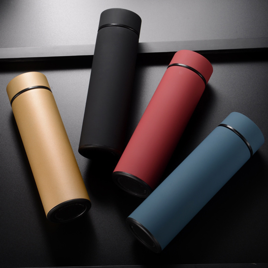 Hendrano™ Stainless Steel Thermos Bottle with LED Temperature Lid