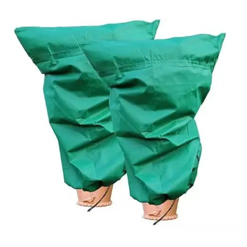 Frost Protection Plant Cover with Drawstring Closure