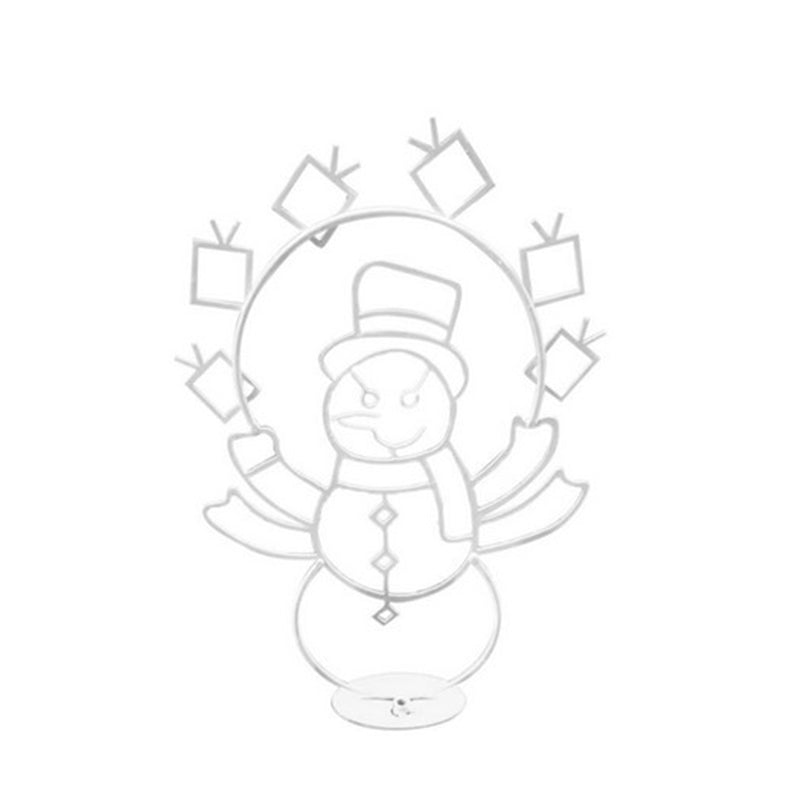 Animated LED Snowball Fight Light | Outdoor Snowman &amp; Penguin Christmas Decor