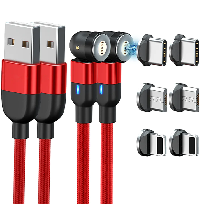 Hendrano™ 3-in-1 Magnetic Charging Cable for iPhone, Android and USB-C