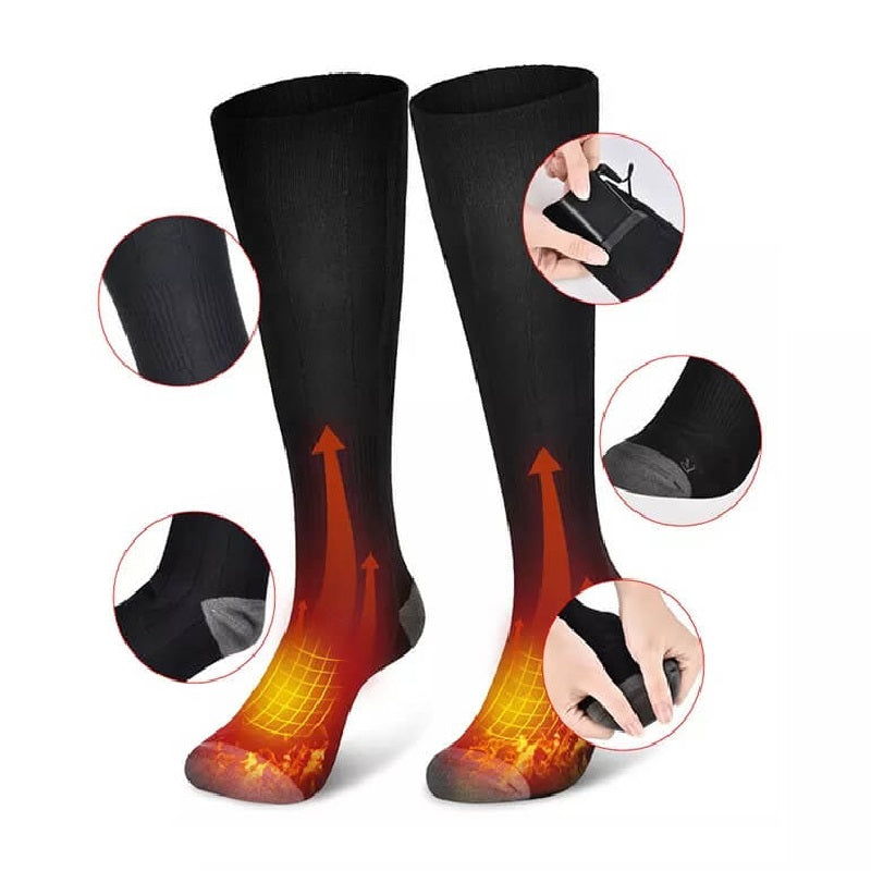 Hendrano™ Rechargeable Heated Socks with 3 Heat Settings