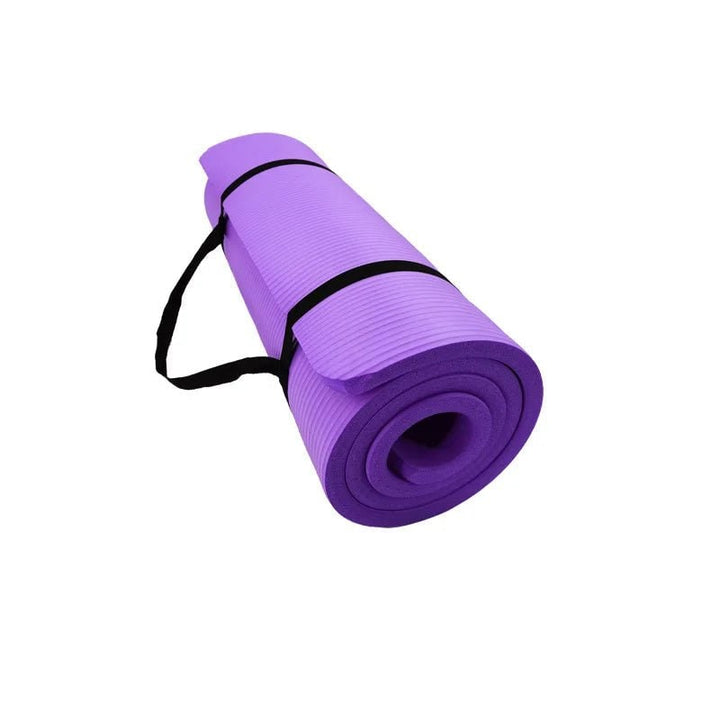 Thick Non-Slip Yoga Mat with Carrying Strap