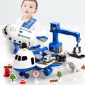 Hendrano™ Toy Cargo Airplane Playset with Lights, Sounds and Die-Cast Cars