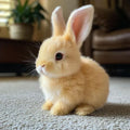 Hendrano™ Interactive Plush Bunny Toy That Hops, Wiggles and Squeaks