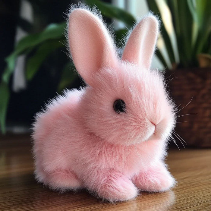 Hendrano™ Interactive Plush Bunny Toy That Hops, Wiggles and Squeaks