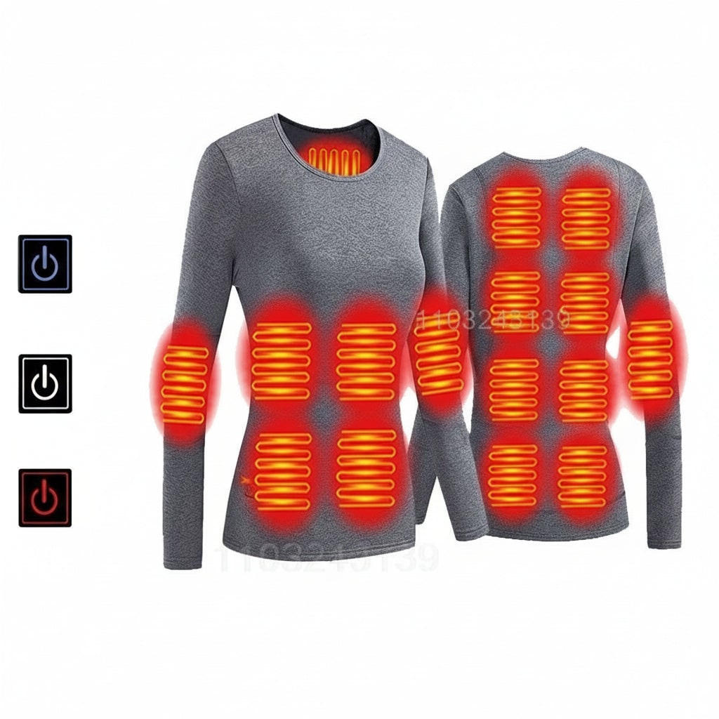 Hendrano™ USB Heated Thermal Underwear Set with 3 Heat Settings