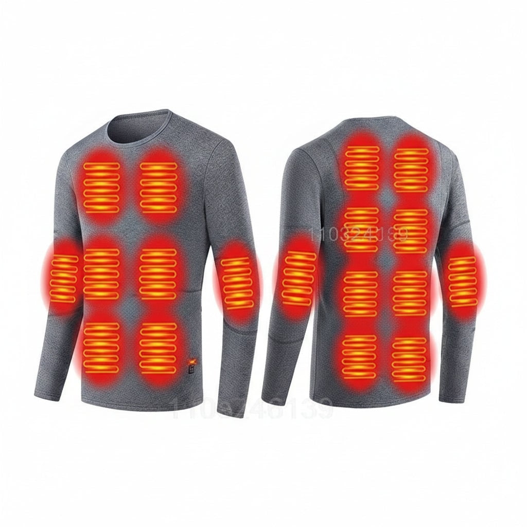 Hendrano™ USB Heated Thermal Underwear Set with 3 Heat Settings