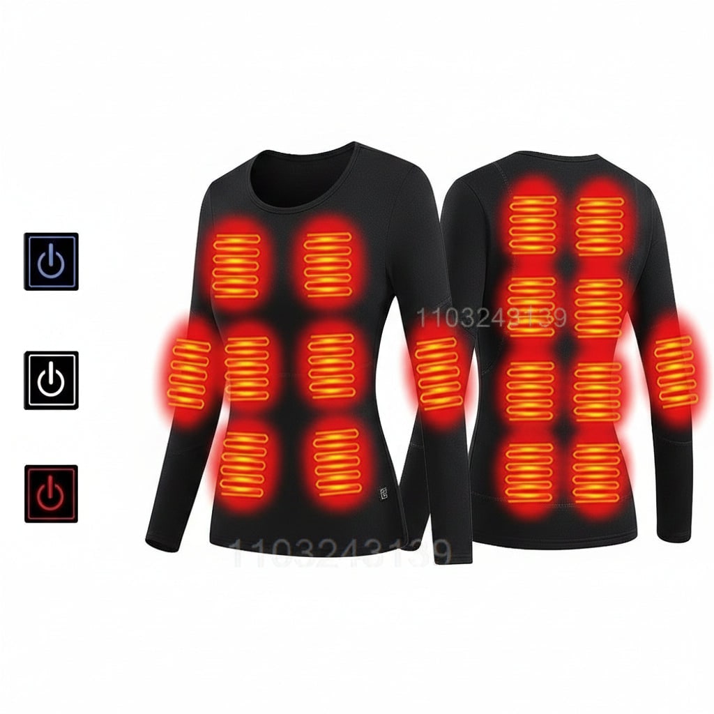 Hendrano™ USB Heated Thermal Underwear Set with 3 Heat Settings