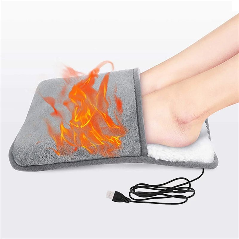 Hendrano™ USB Foot Warmer Cushion in Soft Plush with All-Around Heat