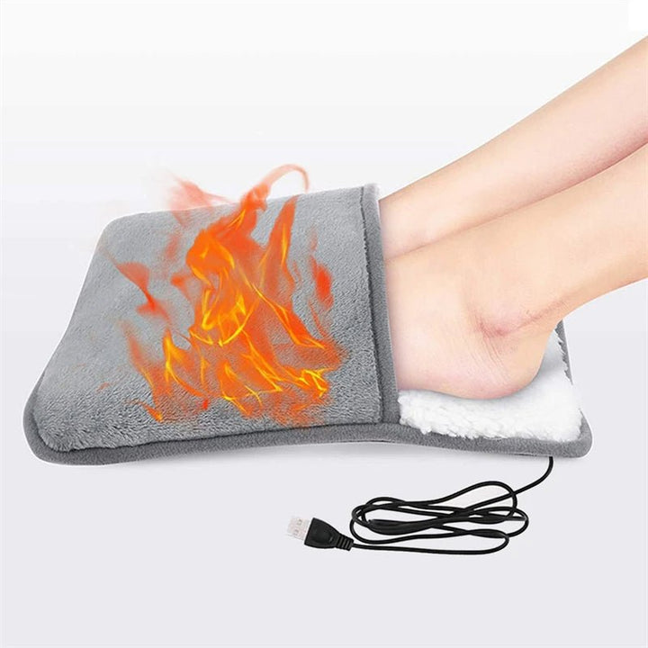 Hendrano™ USB Foot Warmer Cushion in Soft Plush with All-Around Heat
