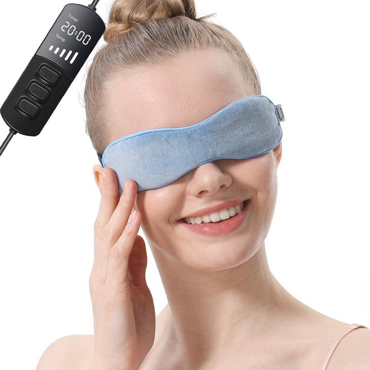 Graphene Heated Eye Mask with Five Heat Settings and Timer