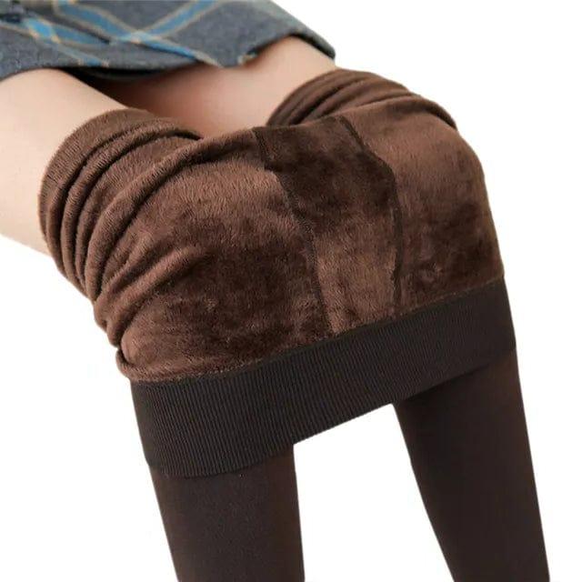 Fleece-Lined High-Waist Leggings for Cozy Winter Days