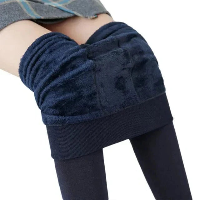 Fleece-Lined High-Waist Leggings for Cozy Winter Days