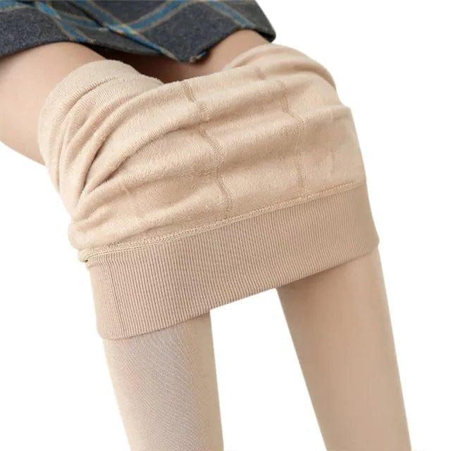 Fleece-Lined High-Waist Leggings for Cozy Winter Days