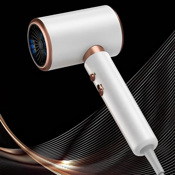 Ionic Hair Dryer with 25 m/s Airflow for Fast, Frizz-Free Drying