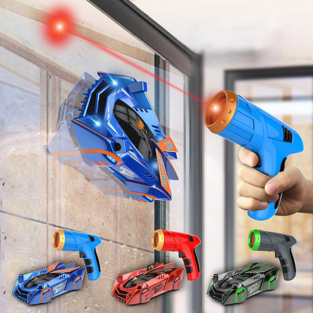 Wall Climbing RC Car with Laser Pointer and USB Charging