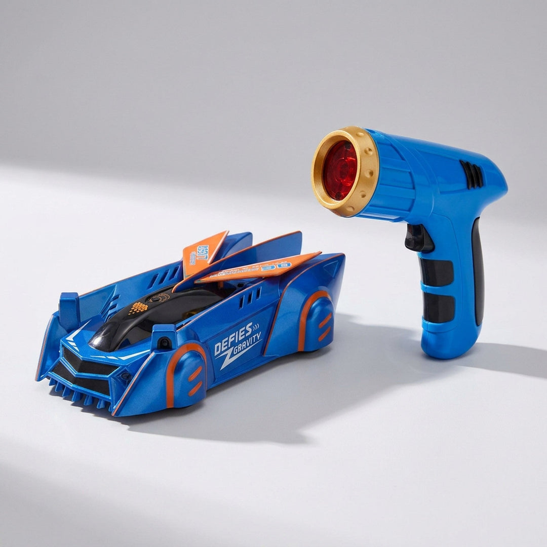 Wall Climbing RC Car with Laser Pointer and USB Charging
