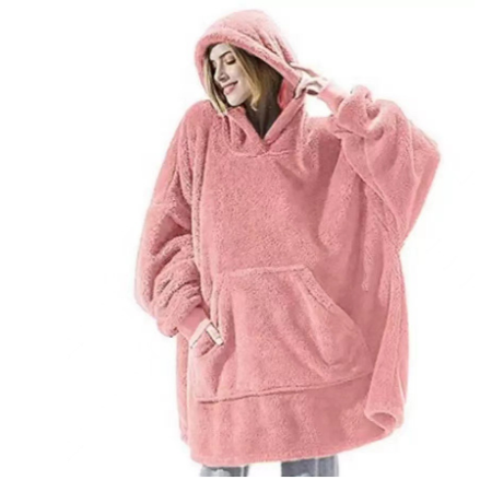 Hendrano™ Oversized Blanket Hoodie in Thick Double-Sided Fleece