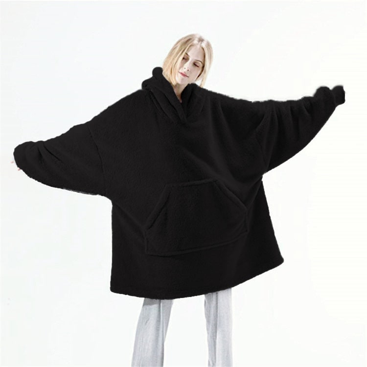 Hendrano™ Oversized Blanket Hoodie in Thick Double-Sided Fleece
