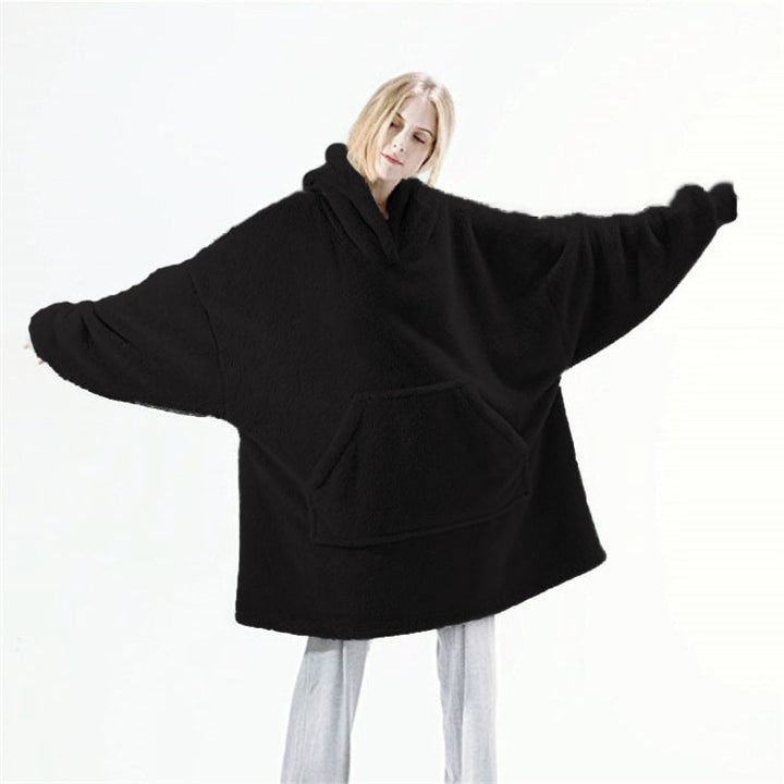 Hendrano™ Oversized Blanket Hoodie in Thick Double-Sided Fleece