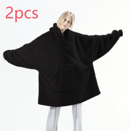 Hendrano™ Oversized Blanket Hoodie in Thick Double-Sided Fleece