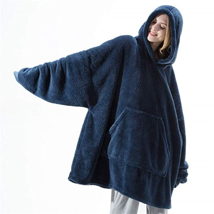 Hendrano™ Oversized Blanket Hoodie in Thick Double-Sided Fleece