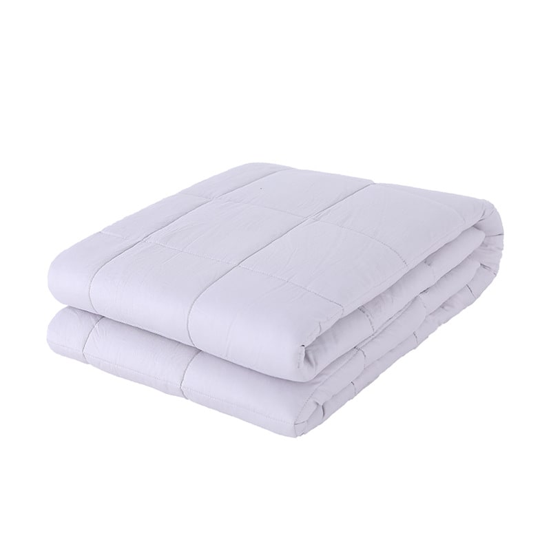 Quilted Cotton Weighted Blanket for Calm, Restful Sleep