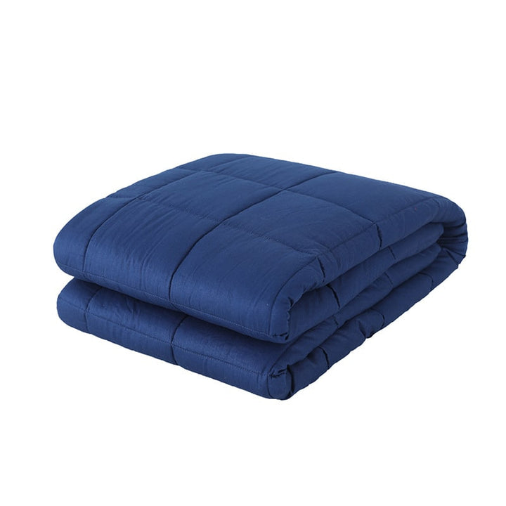 Quilted Cotton Weighted Blanket for Calm, Restful Sleep