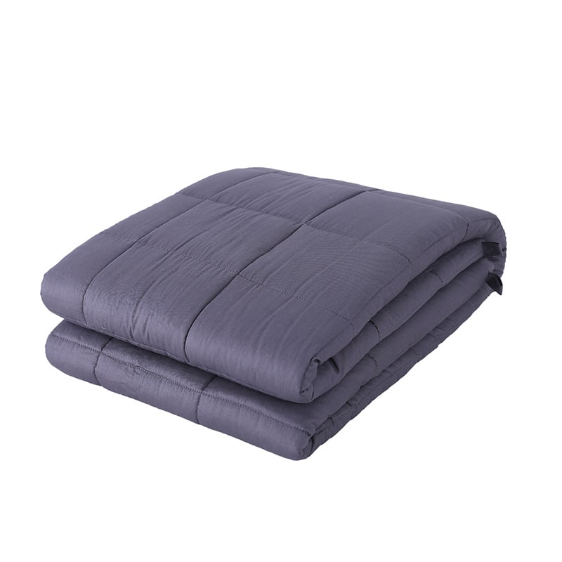 Quilted Cotton Weighted Blanket for Calm, Restful Sleep