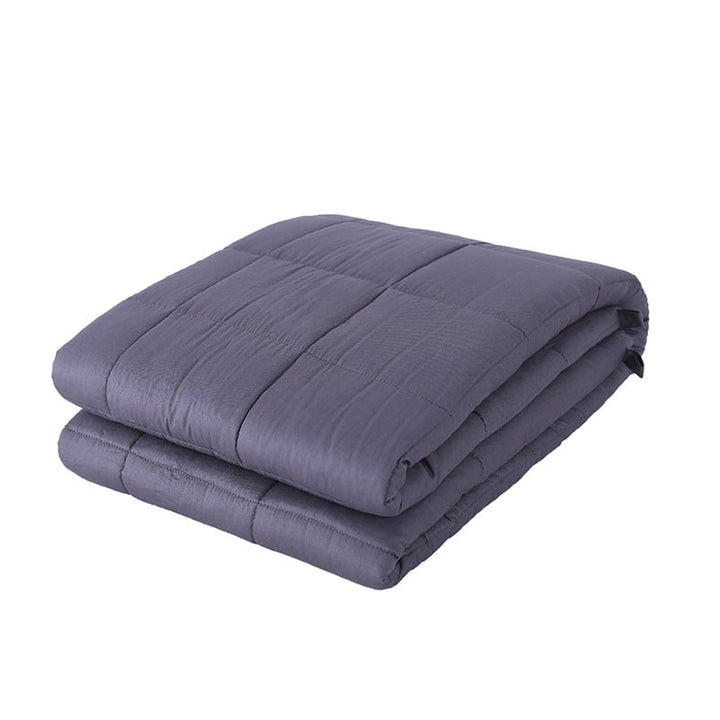 Quilted Cotton Weighted Blanket for Calm, Restful Sleep