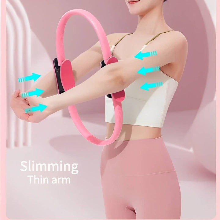 Pilates Ring with Fiberglass Core and Padded Grips