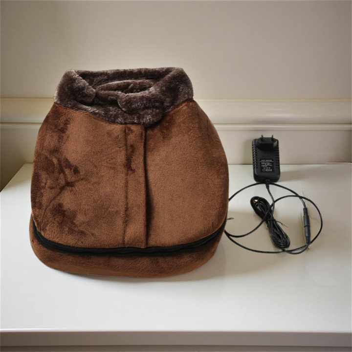 Hendrano™ Heated Shiatsu Foot Massager and Plush Foot Warmer