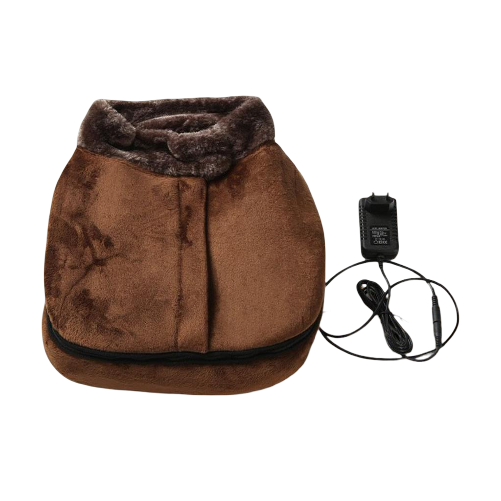 Hendrano™ Heated Shiatsu Foot Massager and Plush Foot Warmer