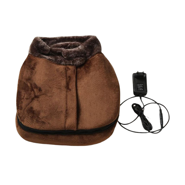 Hendrano™ Heated Shiatsu Foot Massager and Plush Foot Warmer