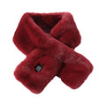 Hendrano™ Faux Fur Heated Scarf with 3 Heat Settings and LED Light