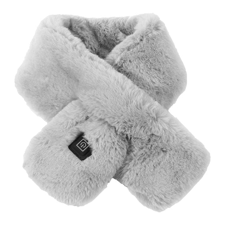 Hendrano™ Faux Fur Heated Scarf with 3 Heat Settings and LED Light